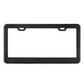 12K TWILL CARBON FIBER LICENSE PLATE FRAME